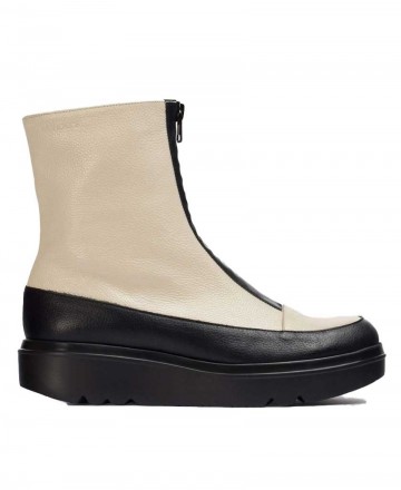 Wonders Livia cream women's ankle boot A-2802_5078_10541
