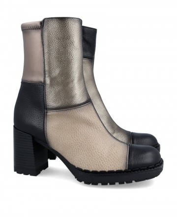 Uneven leather ankle boot Hispanitas CHI222222