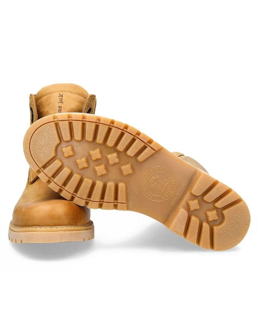 Botas de piel mostaza Panama Jack Amur Gtx C4