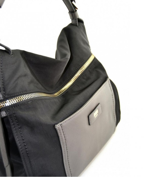 Medium shoulder bag Diamor Ryka Black