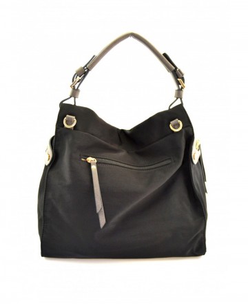 Bolso mediano de hombro Diamor Ryka Black