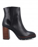 Carmens 50183 Leather ankle boot with heel