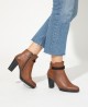 Patricia Miller leather ankle boots with heel 5478