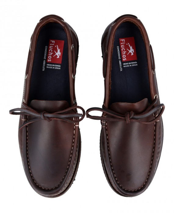 Fluchos 156 Pass Brown Boat Shoes