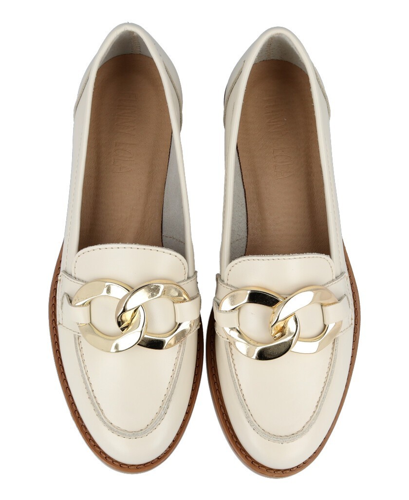Loafers with metallic design Stilmoda 1129