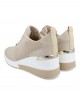 XTI 141119 Canvas wedge sneakers