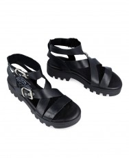 black platform sandal black platform sandal