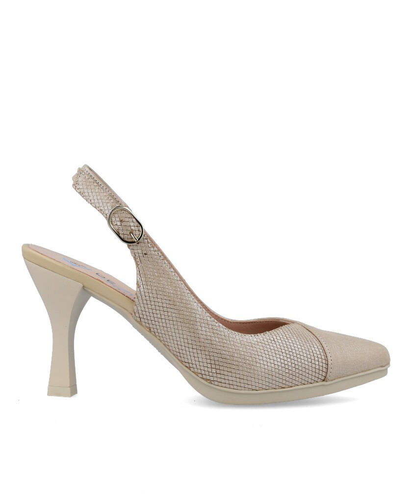 Slingback heel Desireé Sari2 for women in gold colour