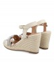 Gioseppo Bacoor 69197-P White wedge sandals Gioseppo Bacoor 69197-P White wedge sandals