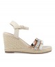 Gioseppo Bacoor 69197-P White wedge sandals Gioseppo Bacoor 69197-P White wedge sandals
