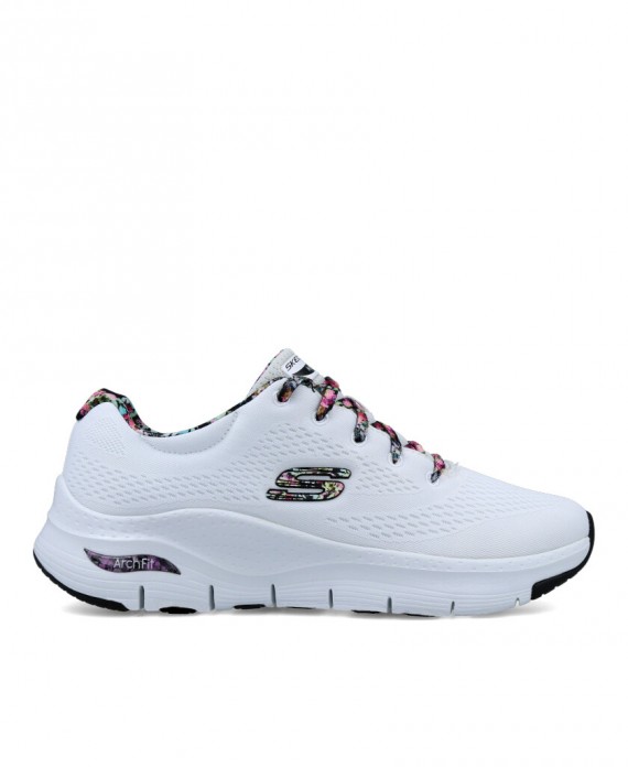 White casual shoes Skechers Arch Fit 149773
