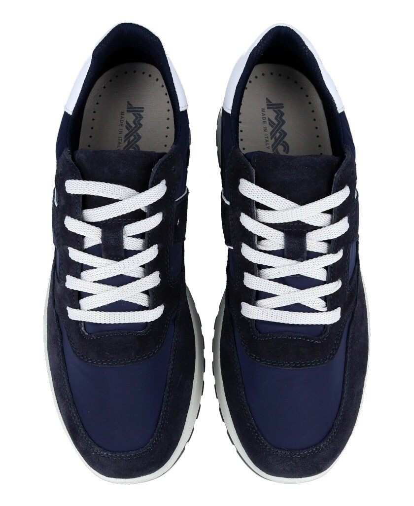 Imac 352070 Men's dress sneakers in navy blue colour