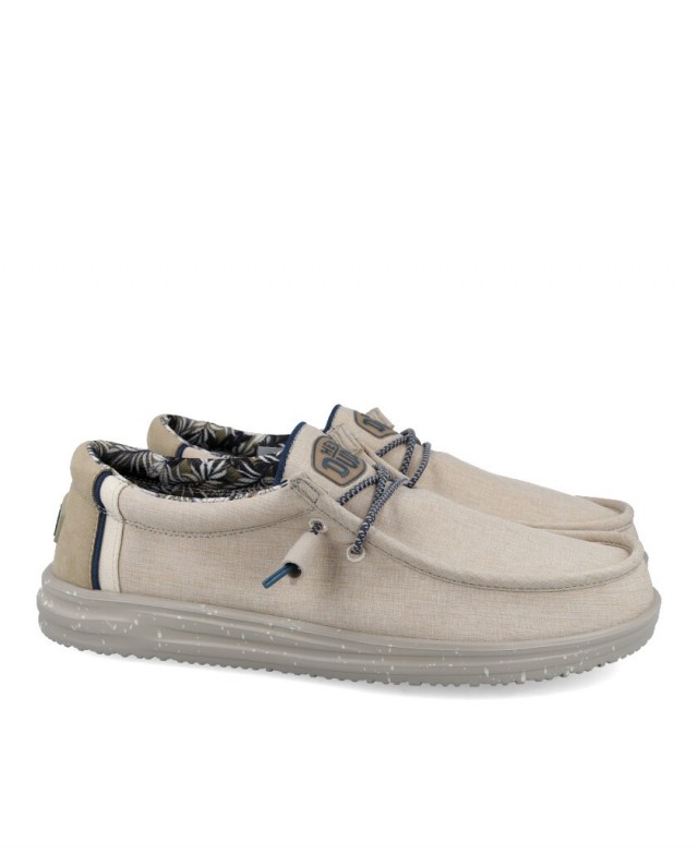 Dude Shoes 40013-2AT Canvas moccasin style shoes
