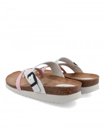 women's crossed sandals