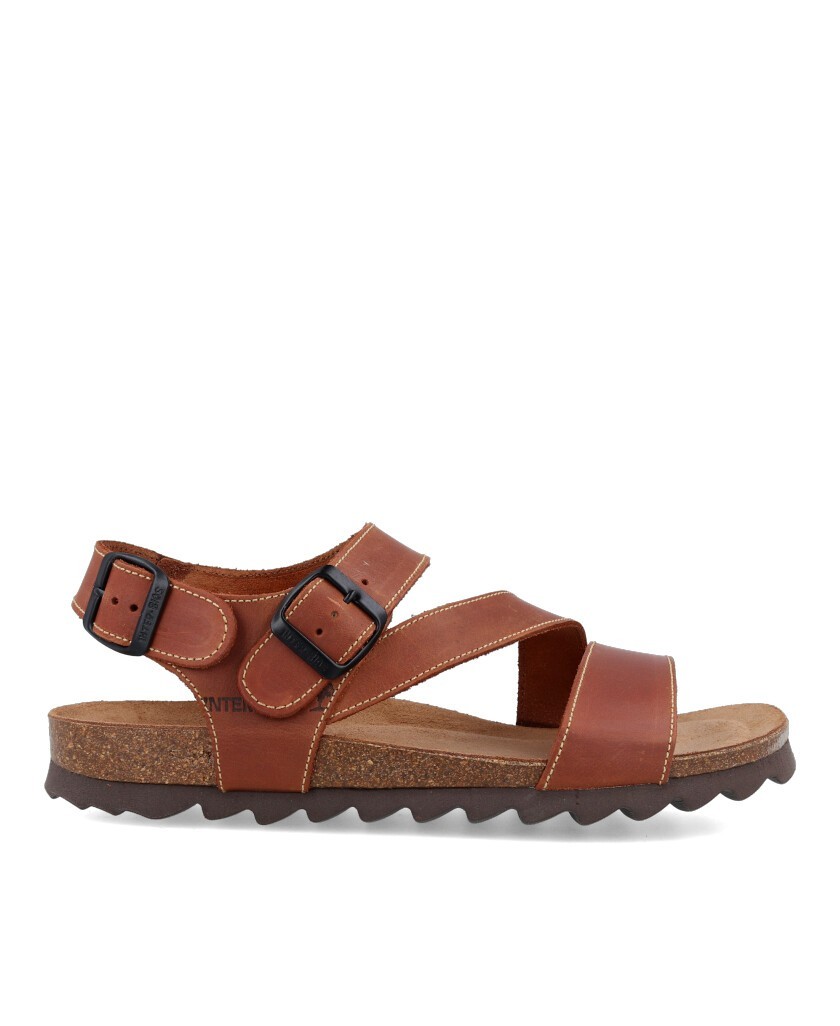 buckled sandals