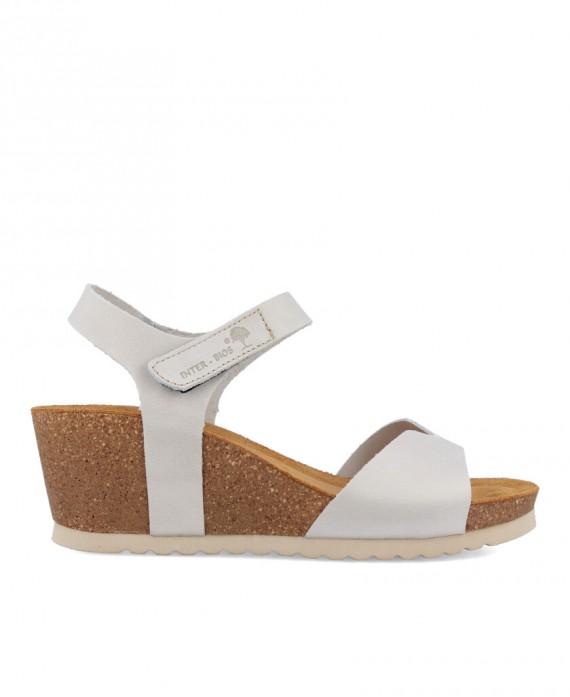 Interbios 5649 Fashionable gray sandal for women
