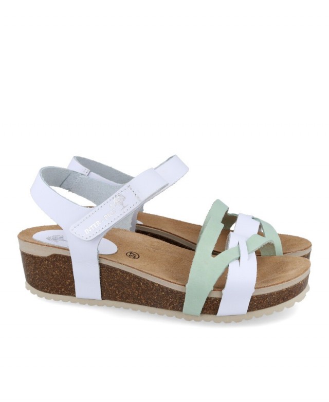 Interbios 5803 Beautiful white sandals for women