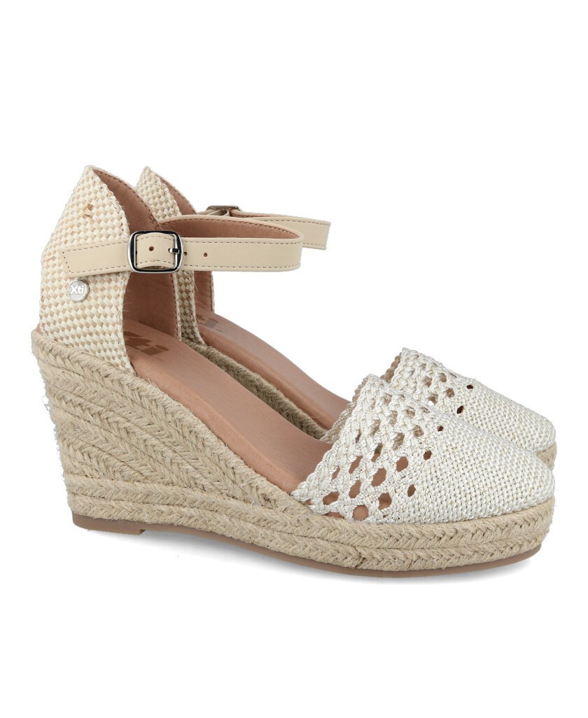 XTI 140959 Jute wedge high espadrilles