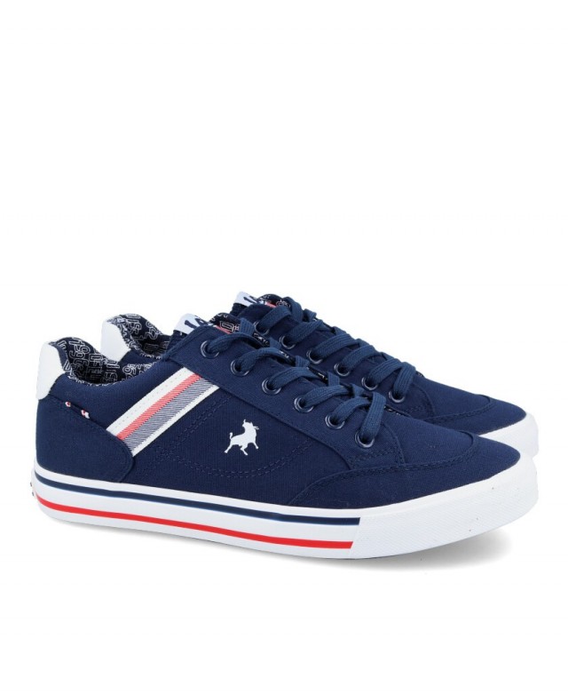 Lois 61300 Navy blue canvas sneakers