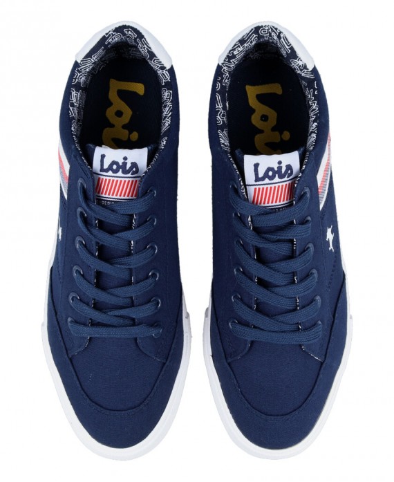 navy blue canvas sneakers