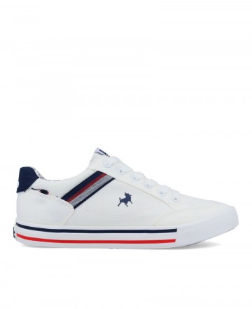 Lois 61300 White canvas sneakers for men