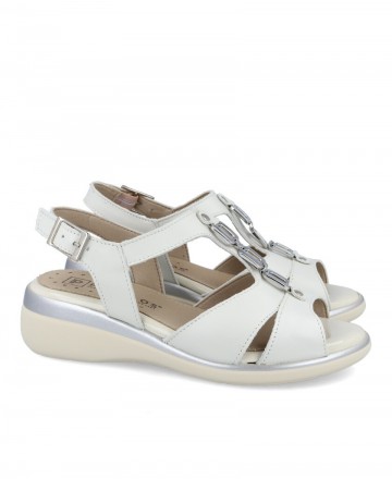 Pitillos 5013 Women's sandals with metal buckle