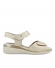 Pitillos 5011 Golden sandals with relief