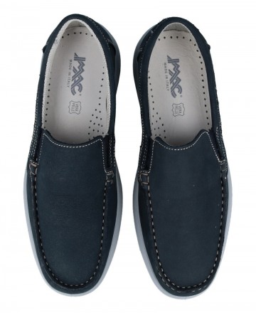 mocasines para hombre azules