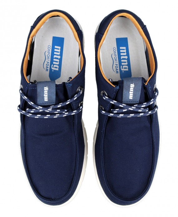 zapatillas lona azul marino