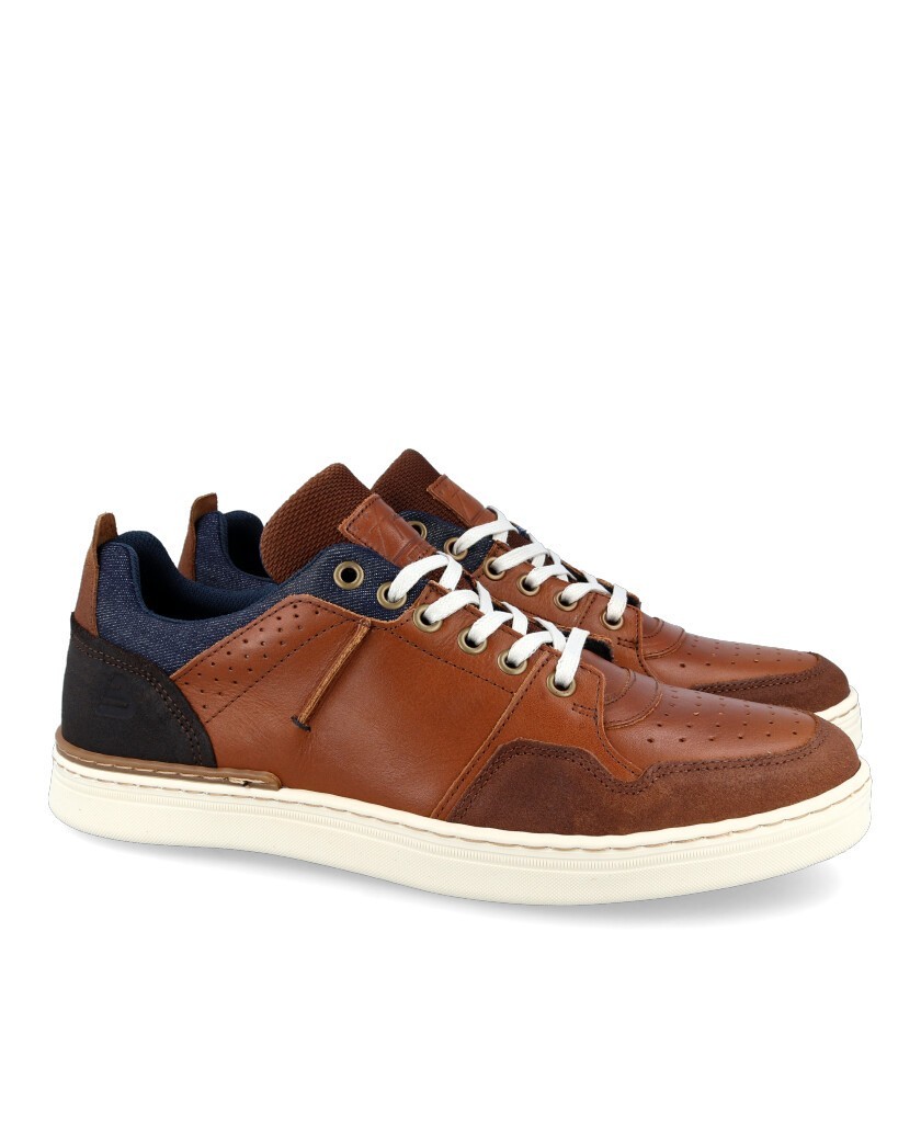 Bullboxer 887-P2-1789 A Leather casual sneakers for men