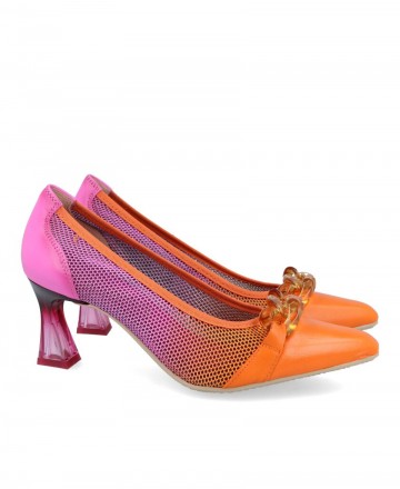 Zapatos Mujer - Zapato tacón multicolor Hispanitas Dalia HV232742
