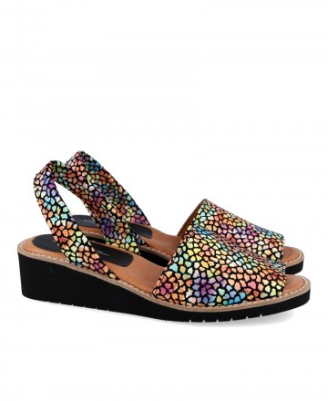 Penelope 5959 Multicolor Menorcan with wedge