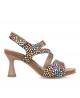 Penelope 6141 Multicolored sandals with heel Penelope 6141 Multicolored sandals with heel