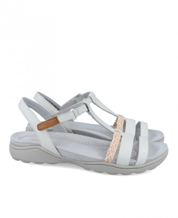 Clarks Amanda Tealite 26171126 White sandals