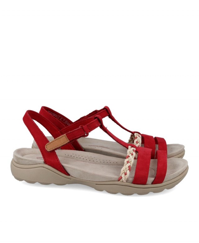 Clarks Amanda Tealite 26171130 Red sandal