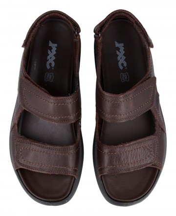 sandalias marrones hombre