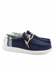 Zapatos de lona azul marino Dude shoes 40015-410 Zapatos de lona azul marino Dude shoes 40015-410