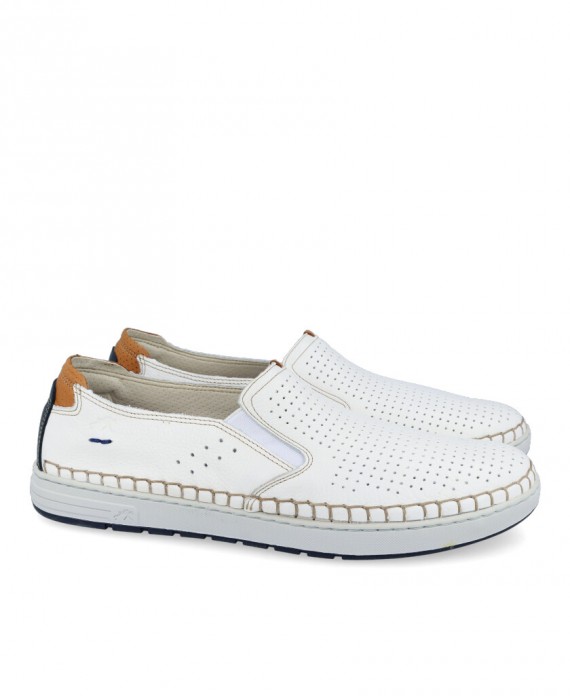 Fluchos F1719 White leather casual shoes