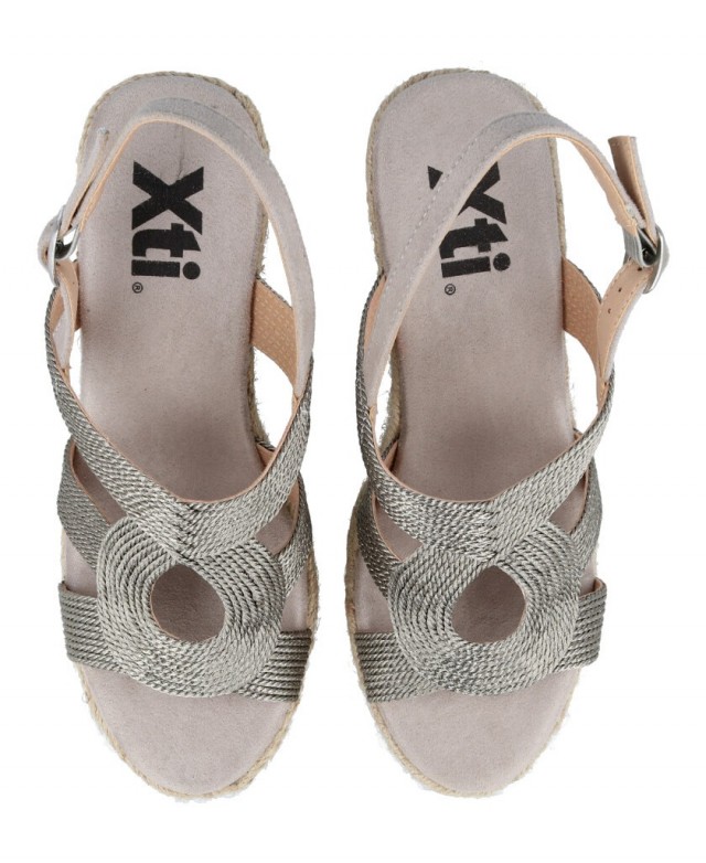 Xti deals silver sandals