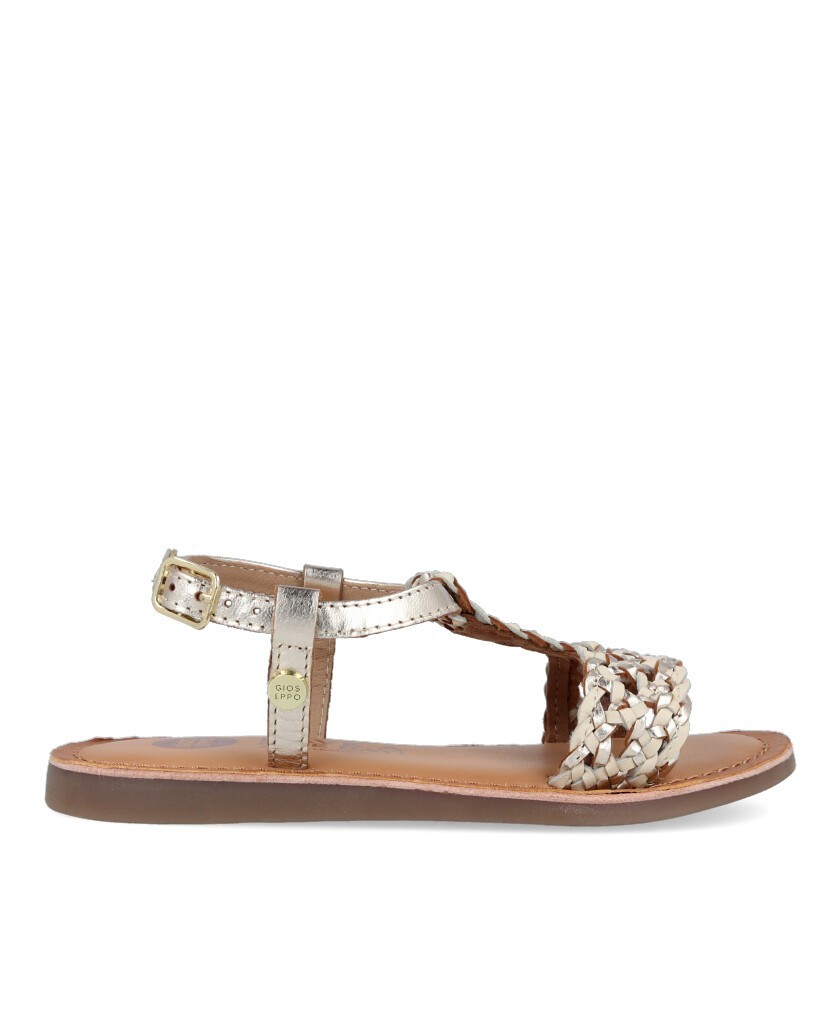 Gold sandals Gioseppo Quarai 68215
