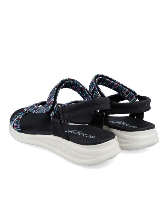 Black sandals for women Amarpies ABZ23551