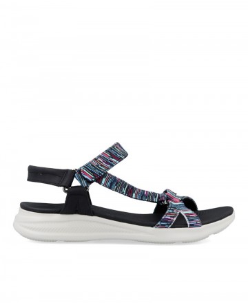 Sandalias negras mujer Amarpies ABZ23551