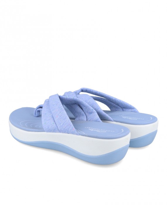 Sandalias para mujer en color azul marino Caracteristicas esclava cuna 4 cm zapato de estilo casual suela de goma termoplastica
