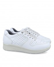 Zapatillas de piel blancas Imac Alfa 355970 Zapatillas de piel blancas Imac Alfa 355970