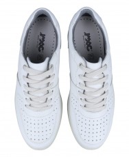 Zapatos de deporte para mujer en color blanco Caracteristicas con cordones altura de piso 3 cm zapato de estilo casual suela de Zapatos de deporte para mujer en color blanco Caracteristicas con cordones altura de piso 3 cm zapato de estilo casual suela de