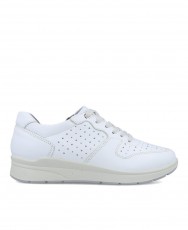 Zapatos de deporte para mujer en color blanco Caracteristicas con cordones altura de piso 3 cm zapato de estilo casual suela de Zapatos de deporte para mujer en color blanco Caracteristicas con cordones altura de piso 3 cm zapato de estilo casual suela de