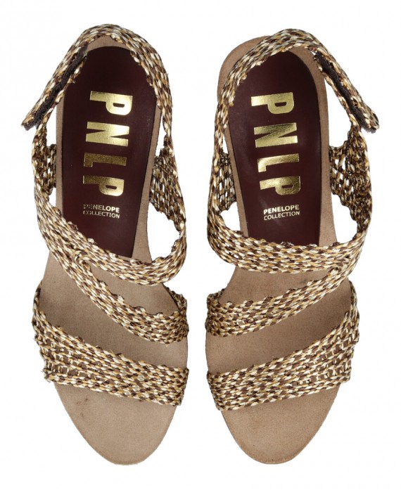 Penelope 6101-R Women's elegant raffia sandals