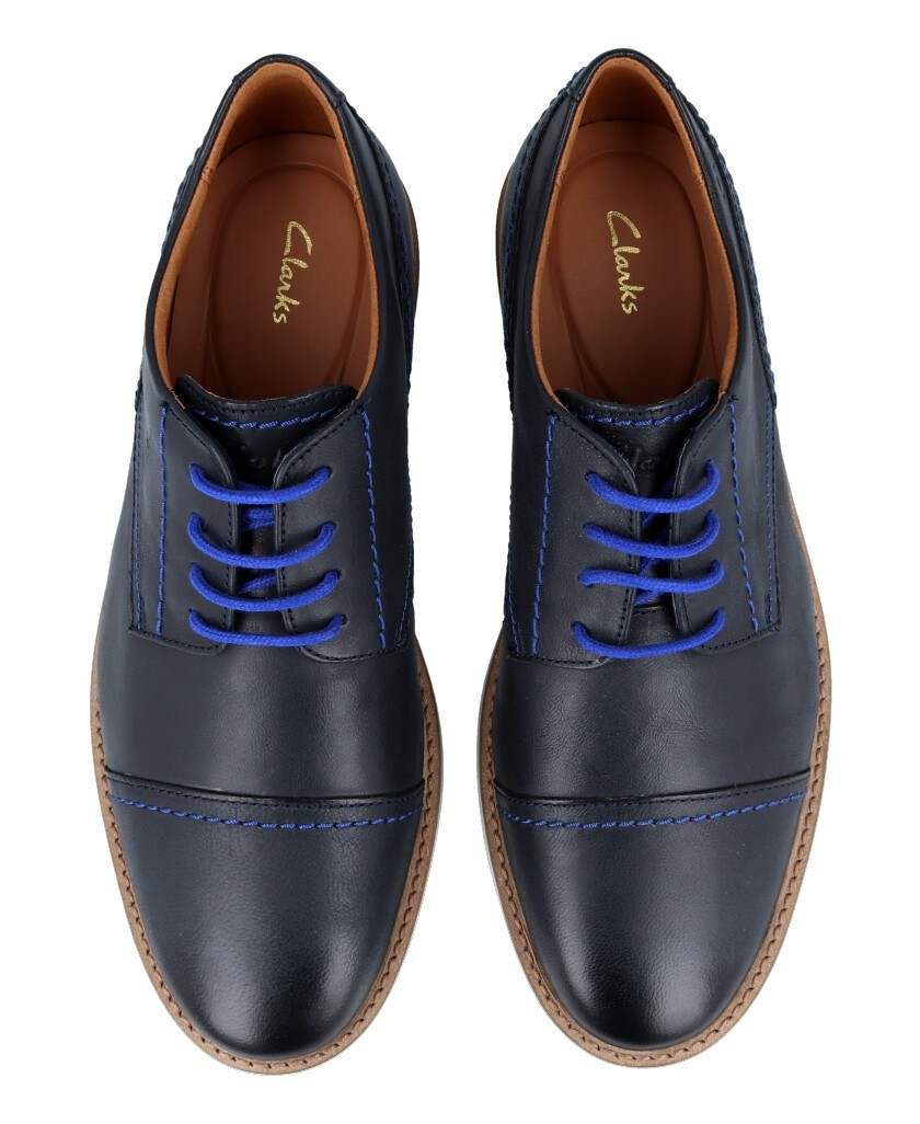 direction Rather Inspection Zapatos azules Clarks Atticus LT Cap 26171595 para hombre