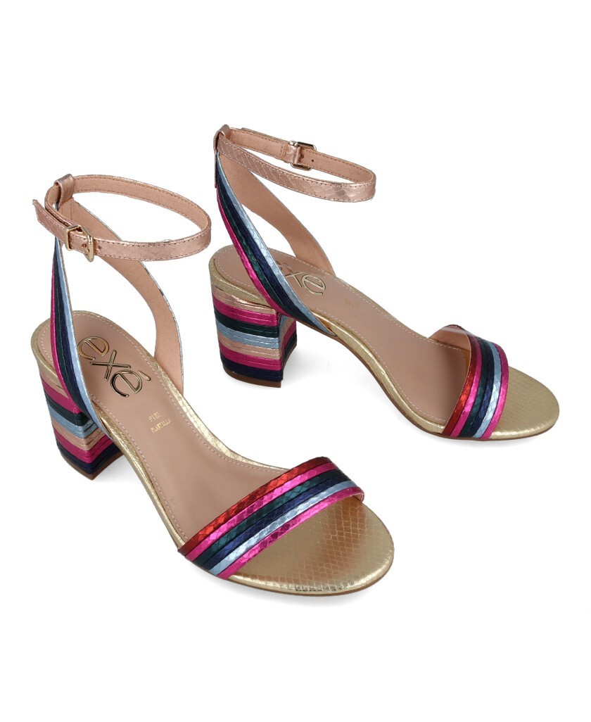 medium wide heel sandals