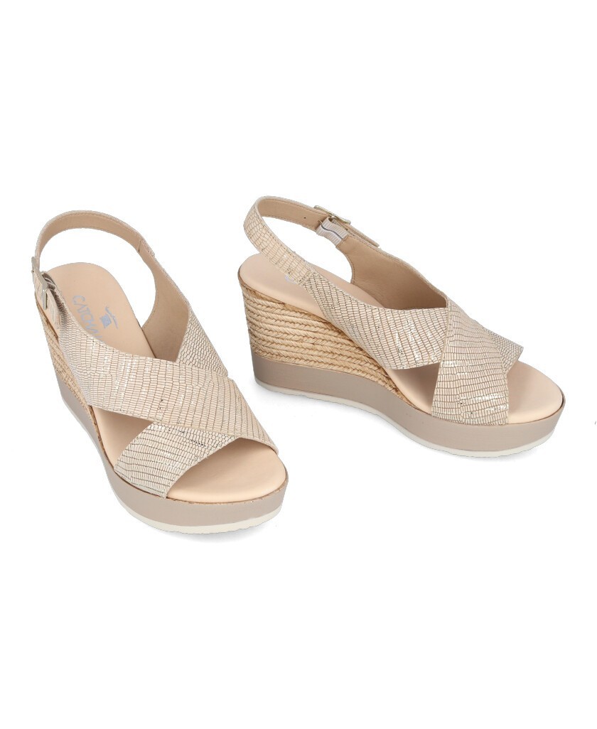 beige sandals